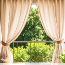 Zasłony na taras i balkon: wybór materiałów, montaż i funkcjonalne rozwiązania dla komfortu na zewnątrz