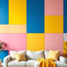 Color blocking na ścianie: jak malować bloki kolorów z efektem i harmonią we wnętrzu