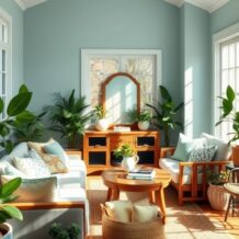 Zimne kolory w pokoju południowym: jak zrównoważyć światło i stworzyć świeżą aranżację