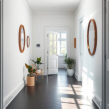 Kolory do ciemnego przedpokoju: jak rozjaśnić i optycznie powiększyć przestrzeń z trwałym efektem